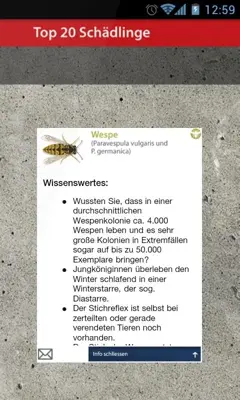 Schädlingsbestimmung android App screenshot 0